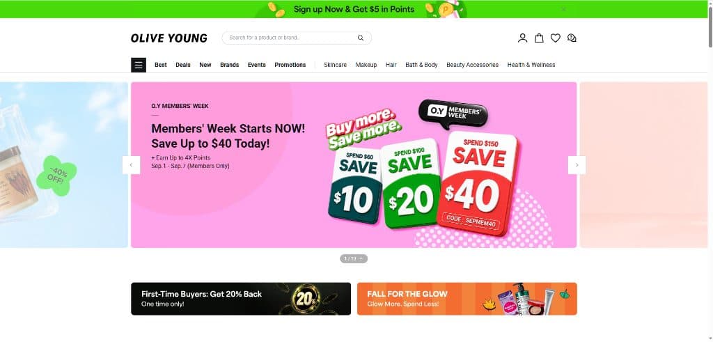 Olive Young Global K-Beauty Hub
