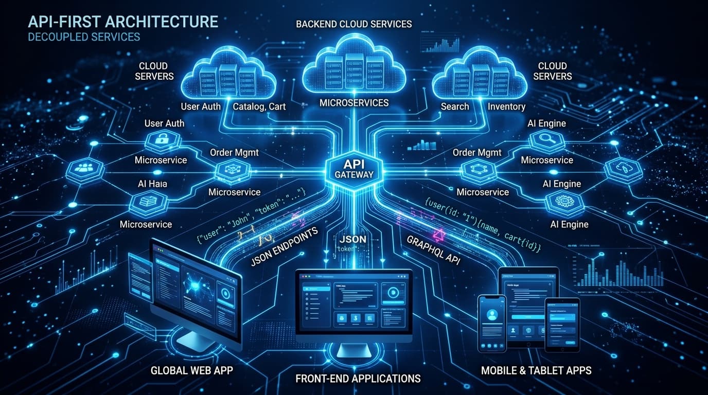 API-First Web Development: How to Build Scalable Applications with Decoupled Architecture - api first web development architecture guide by Sadab