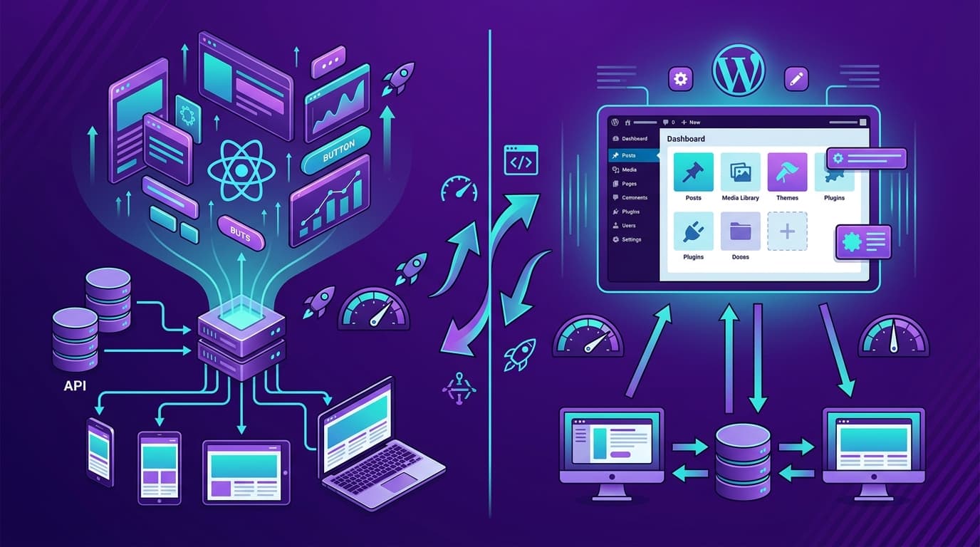Next.js vs WordPress: When Should You Upgrade to a Modern Headless Architecture? - nextjs vs wordpress headless cms guide by Sadab
