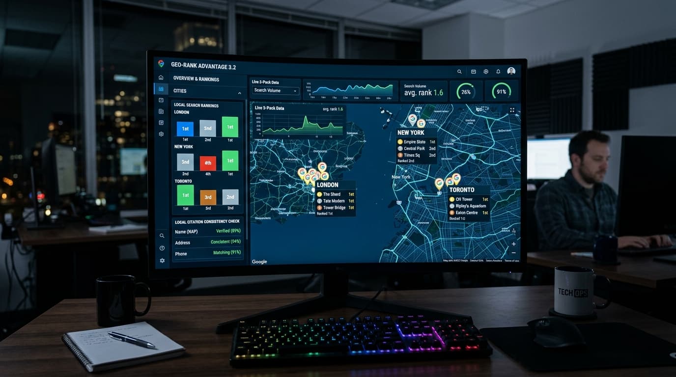 Local SEO for Multi-Location Businesses: How to Rank Each Branch in Its Own City - local seo multi location business ranking guide by Sadab