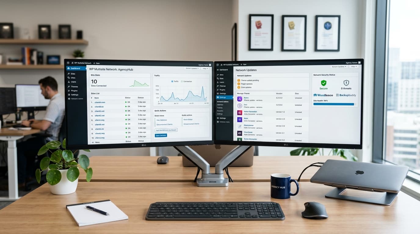 WordPress Multisite Network: How to Manage 10+ Websites from a Single Dashboard - wordpress multisite network management guide guide by Sadab